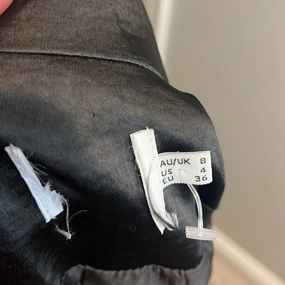 Princess Polly Black Satin Blazer Mini Dress - Picture 8 of 15